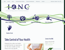 Tablet Screenshot of ionc.org